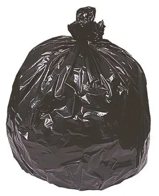 Earthsense 55-Gallon Low-Density Flat Black Can Liner (38" X 58", 2 Mil, 100/Case) 1