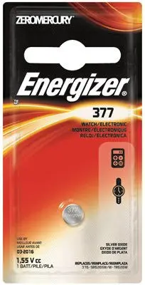 Energizer 377 Silver Oxide Button Cell Battery (1.5V) 1