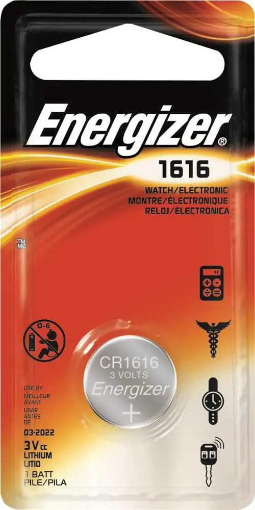 Energizer Cr1616 Lithium Coin Cell Battery – 3V, Single Unit 1