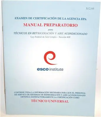Epa 608 Hvac Certification Prep Manual – Spanish Edition 1