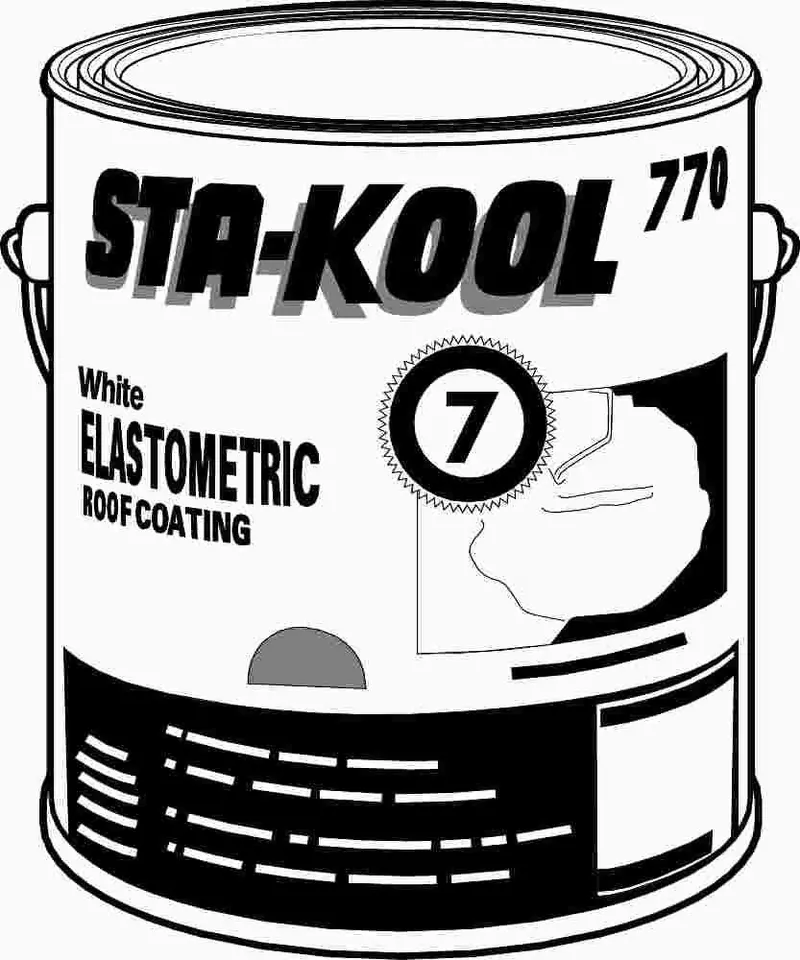 Gardner Sta-Kool® Ultra White Elastomeric Roof Coating – 1 Gallon 1