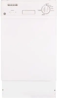 Ge 18-Inch Built-In Dishwasher – Front-Control White Model With 7 Wash Cycles & 12 Options 1