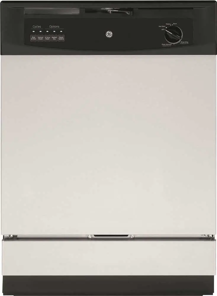 Ge Built-In Dishwasher – 24" Standard Tub, Stainless Steel Finish, 5 Wash Cycles 1