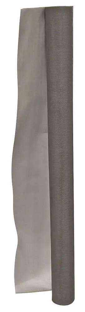 Gray Fiberglass Window Screen – 36 In × 100 Ft Roll 1