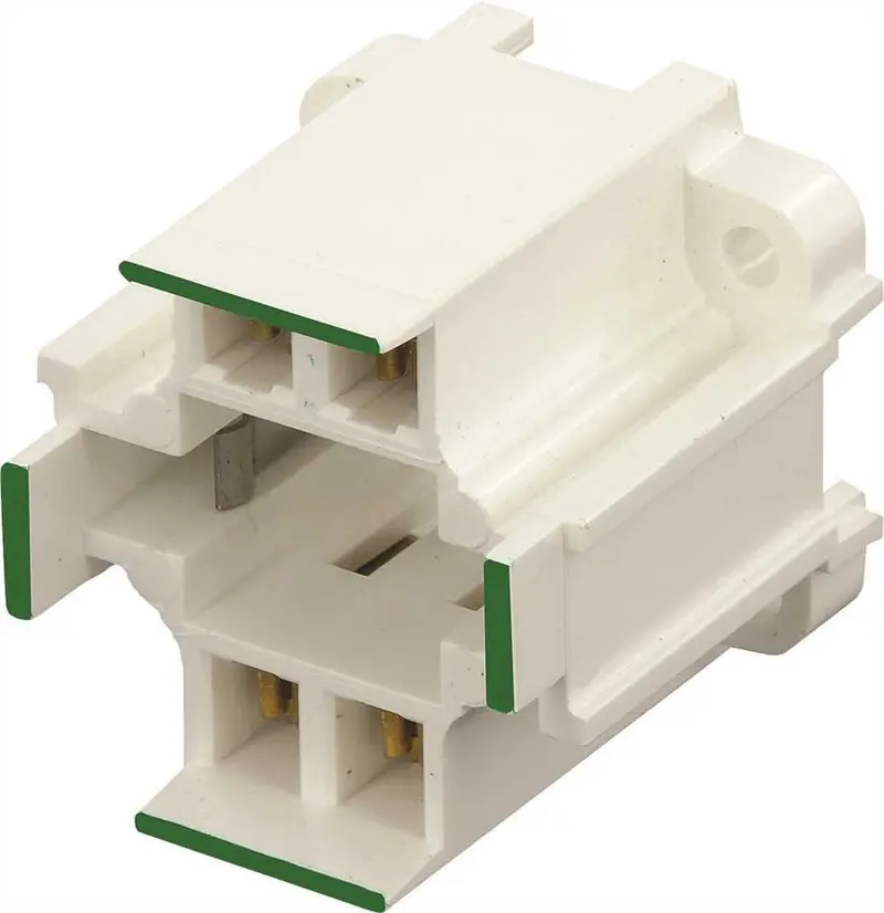 Gx24Q 4-Pin Lamp Socket For High-Output Compact Fluorescent Lamps 1