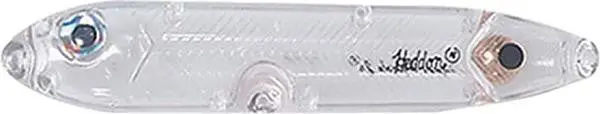 Heddon Super Spook Topwater Plug – 5 Inch, Clear Finish 1