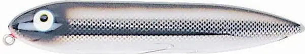 Heddon Zara Spook Topwater Walking Bait – 3 To 4 Inches, Black-Chrome Finish 1
