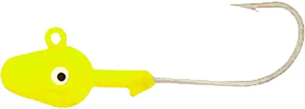 H&H Double-Eye Jig Head – 1–2 Oz, Chartreuse, 10-Pack 1