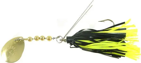 Hildebrand Snagless Sally Soft Plastic Bait – 1.2" Gold/Chartreuse/Black 1