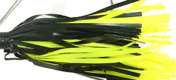Hildebrandt Snagless Sally Jig – 3/8-Ounce Nickel-Chartreuse-Black 1