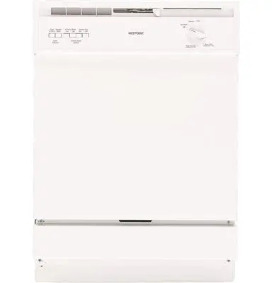 Hotpoint 24-Inch Built-In Dishwasher – White, 5 Wash Cycles With 3 Specialty Options 1