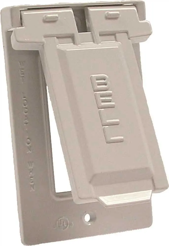 Hubbell Single-Gang Gfci Weatherproof Cover – Gray 1
