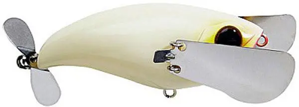 Jackal Pompadour Jr. Soft Plastic Bait – 2.6-Inch, White Bone Color 1
