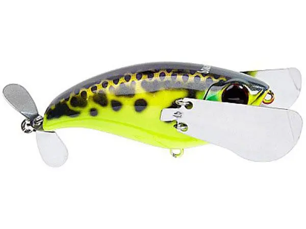 Jackal Pompadour Jr. Soft Plastic Bait – 2.6-Inch, Yellow Frog Color 1
