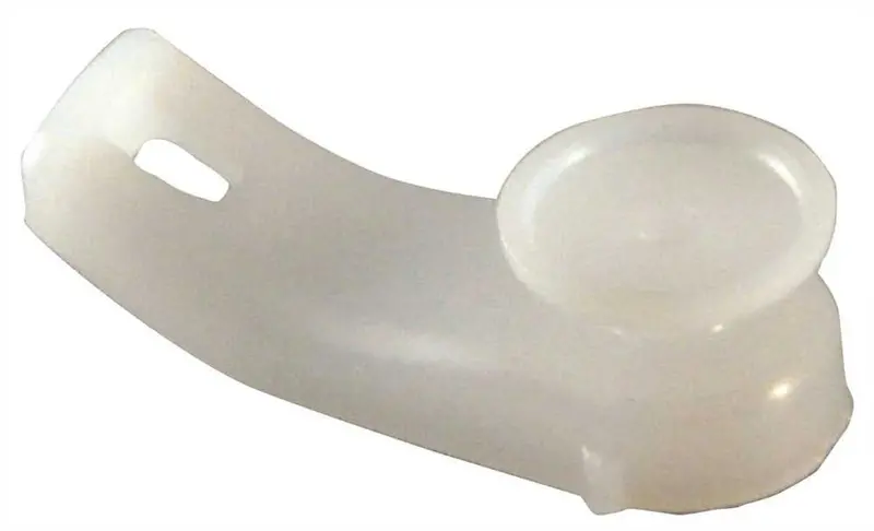 Levolor 6-Pack White Plastic Drapery Carriers For Traverse Rods 1