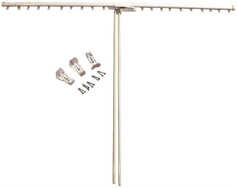 Levolor Baton-Operated Traverse Curtain Rod – Center-Close, 78 To 150 Inches 1