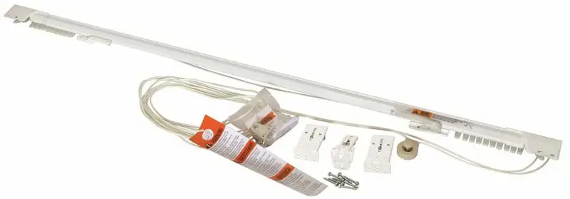 Levolor Superfine Two-Way Center-Draw Traverse Rod – Adjustable 48"–86" 1