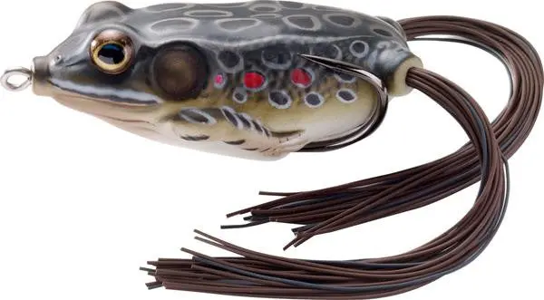 Lunker Town Hollow Frog Soft Bait – Brown-Black, 5–8 Oz 1