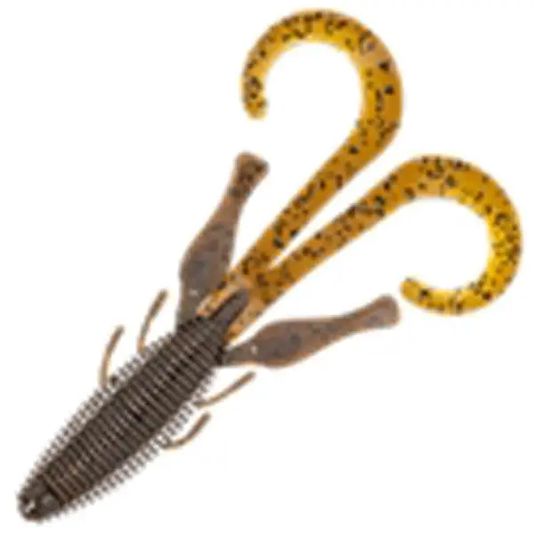 Miss Baby D-Stormer 5-Inch Soft Plastic Swimbaits (10-Pack, Green Pumpkin) 1