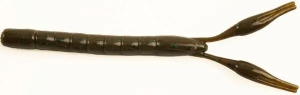 Miss Fuse 4.4-Inch Soft Plastic Swimbaits – Green Pumpkin/Blue Flake (12-Pack) 1