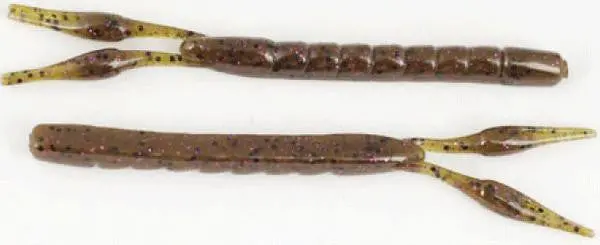 Miss Fuse 4.4-Inch Swimbaits – Green Pumpkin/Purple Flake (12-Pack) 1