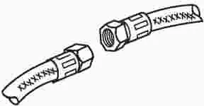 Moen Commercial Metering Faucet Supply Hose Set 1