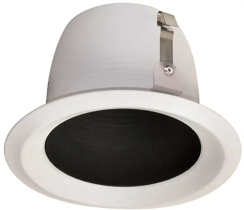 Monument® 4-Inch Airtight Recessed Baffle Trim – Black Finish, R20/Par20 Size (5" × 3.375") 1