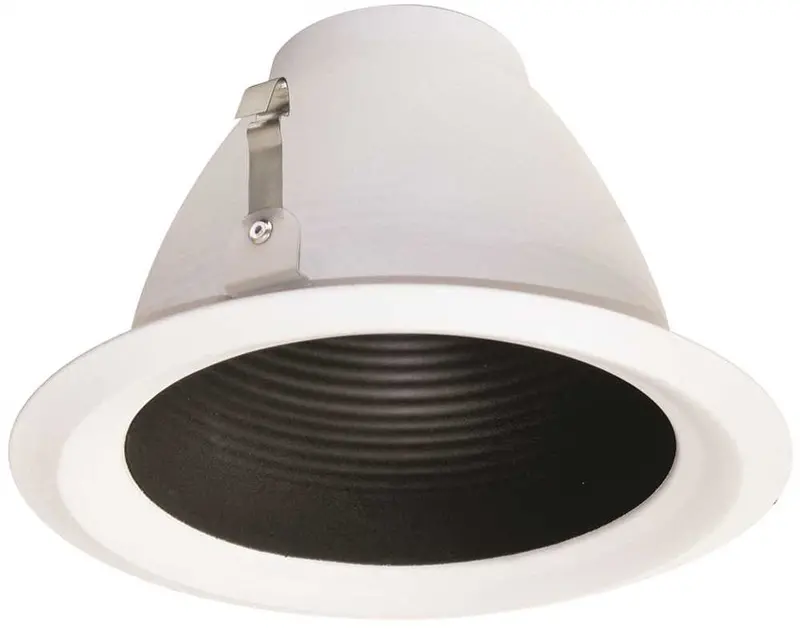 Monument 5-Inch Airtight Baffle Trim For Recessed Lighting – Black Br30/Par30 (6.5" X 3.875") 1