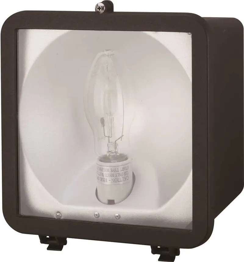 Monument Aluminum Outdoor Security Floodlight – 100W Metal Halide Lamp Included 1