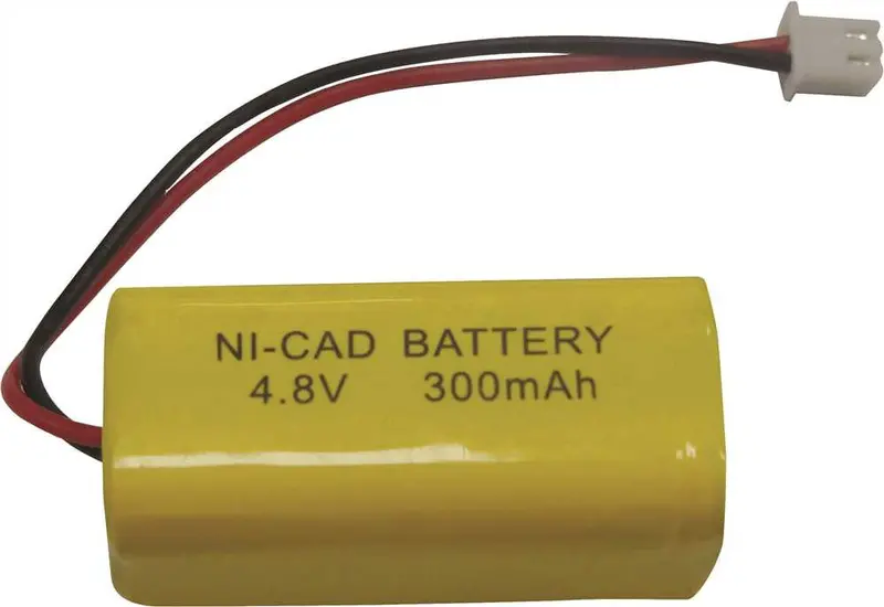 Monument Exit Sign Rechargeable Nicad Battery – 4.8V, 300Mah 1