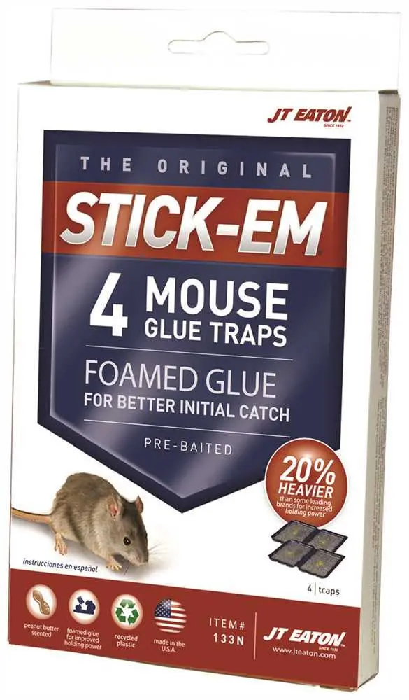 Mouse-Specific Glue Trap – Non-Toxic Sticky Board For Small Rodents 1
