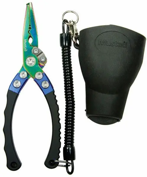 Mustang Hybrid Fishing Pliers – 6.5", Rubber-Coated Jaw 1