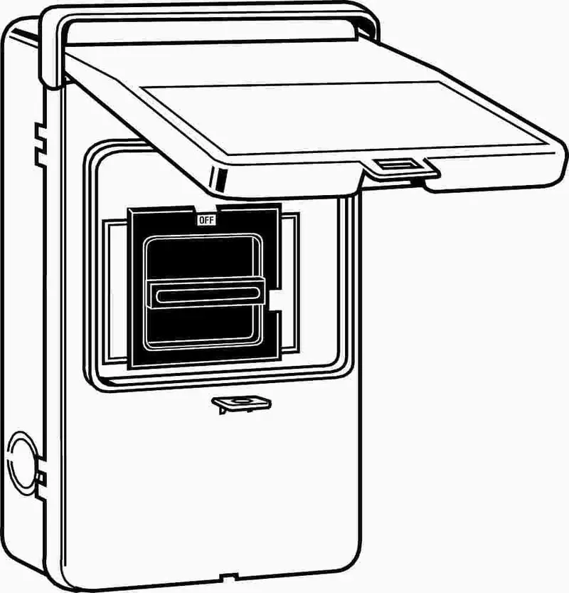 Non-Metallic Ac Disconnect Box – 60A, Non-Fused, Outdoor-Rated 1