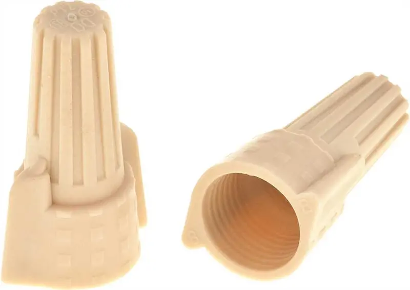 Preferred Industries™ Tan Wing-Type Wire Connectors – 100 Per Box 1