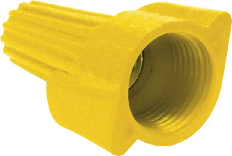 Preferred Industries™ Yellow Wing-Type Wire Connectors – 100 Per Box 1