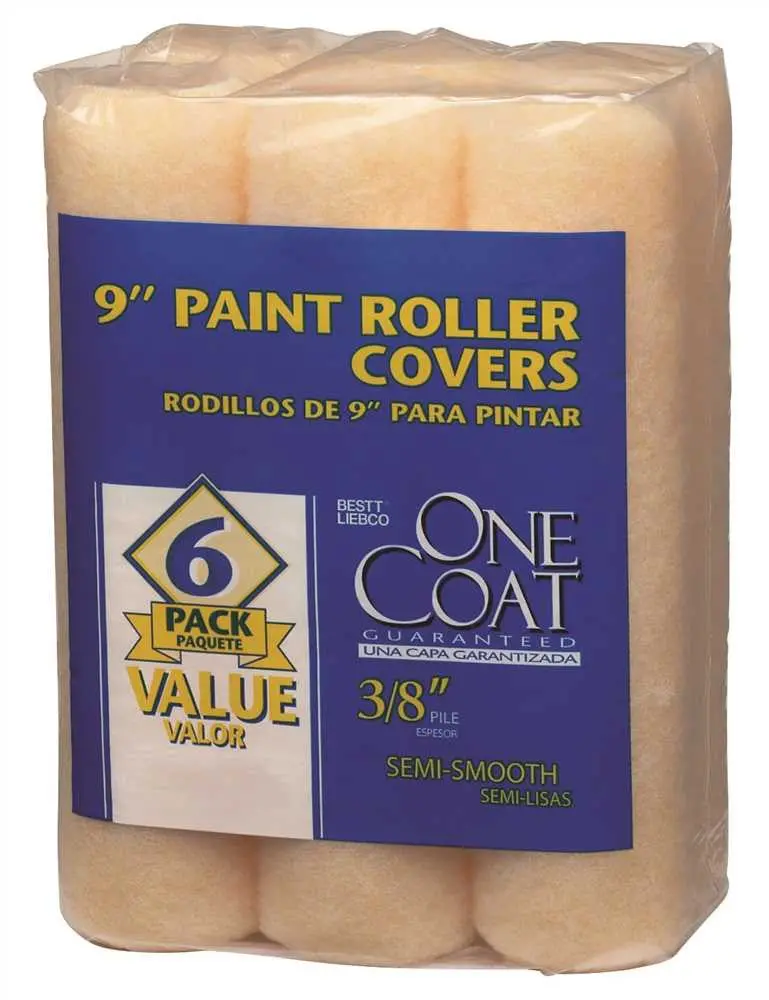 Professional-Grade 9-Inch Paint Roller Covers – 3/8-Inch To 1-Inch Nap 1