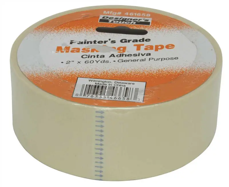 Professional-Grade Masking Tape – 2 In × 60 Yd, Low-Residue Adhesion 1