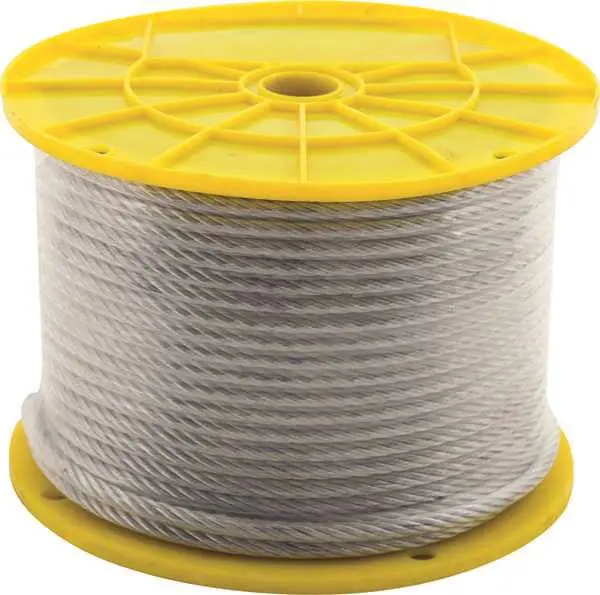 Pvc-Insulated 7×7 Aircraft Wire – 1/8 Inch × 3/16 Inch × 250 Feet, Dual-Diameter Spool 1