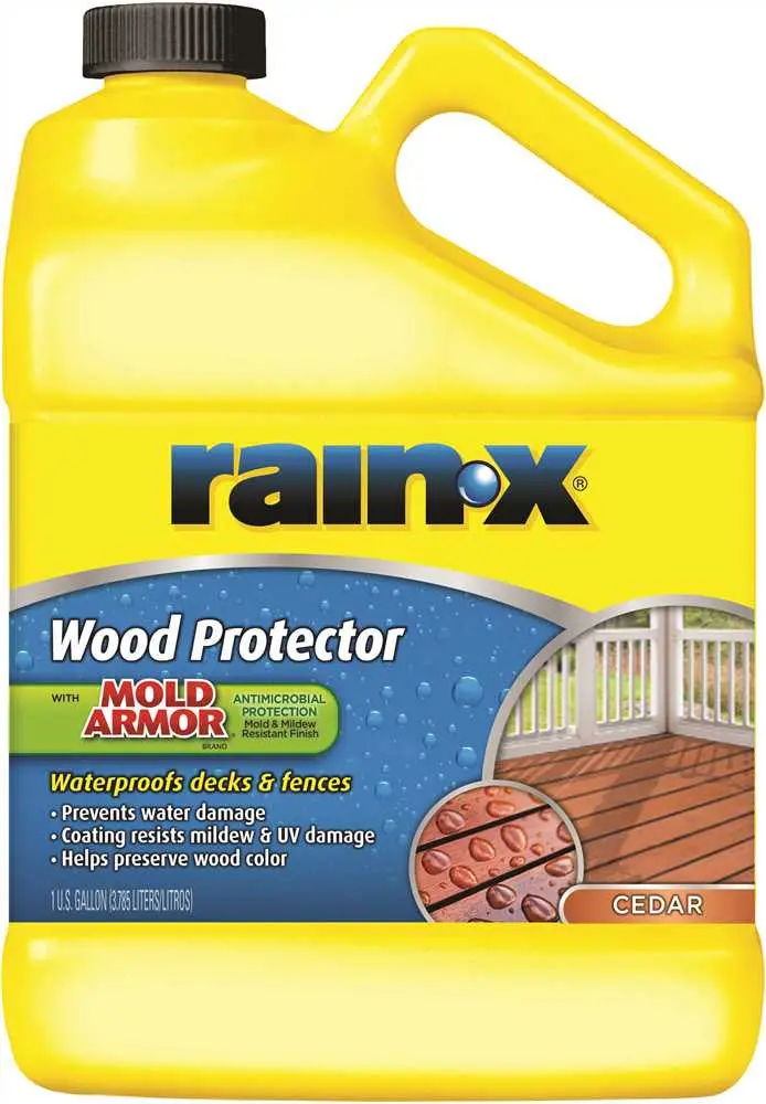 Rain-X® Cedar-Tone Wood Protector – 1-Gallon Exterior Sealant 1