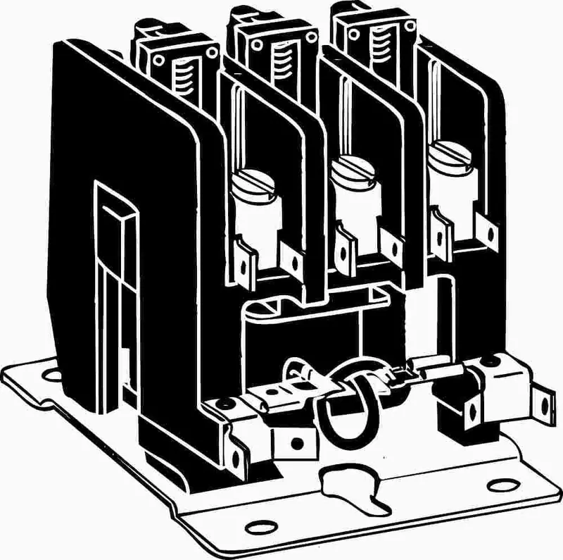 Rbmtype154 30A 3-Pole 24V Definite Purpose Contactor – Compact Industrial Grade 1