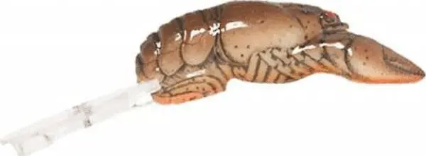 Reaction Big Craw 2 Ditch Brown – 5- To 8-Inch Soft Plastic Crawfish Lure 1