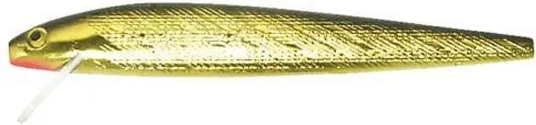 Rebel Jointed Minnow Lure – 3.8 Inches, Gold-Black Colorway 1