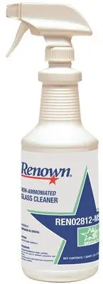 Renown Ammonia-Free Glass Cleaner – 1-Quart Ready-To-Use Formula 1