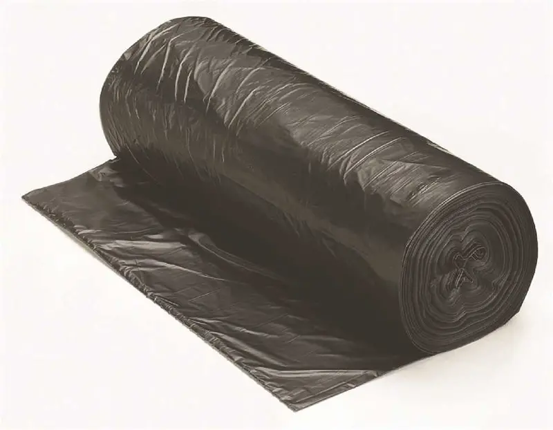 Renown Black Can Liners – 24" X 33", 15-Gallon, 8-Micron, 50 Per Roll (20 Rolls Per Case) 1