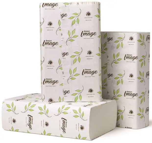 Renown Image Opti-Fold Paper Towels – 10.25" X 9.5", Bright White, Luxury Fabric (12 Packs/Case) 1