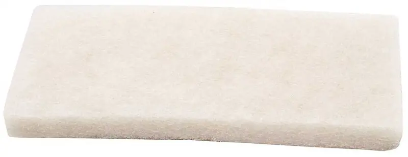 Renown® White Utility Cleaning Pads – 4 5/8" X 10" 1