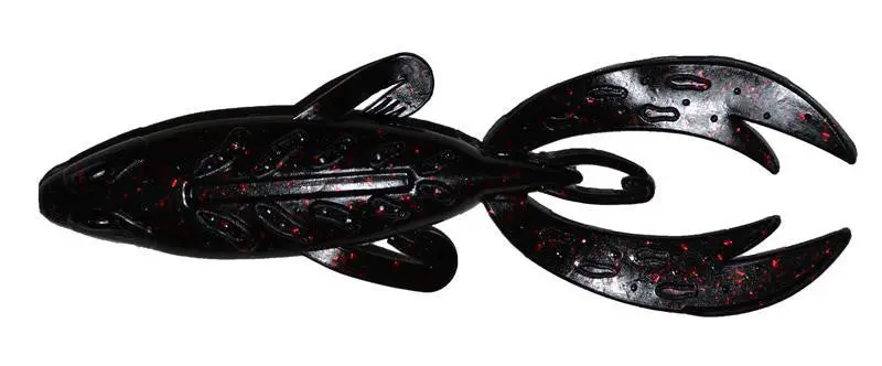 Rojas Fight Frog Soft Bait – 4-Inch Black Watermelon Red 1