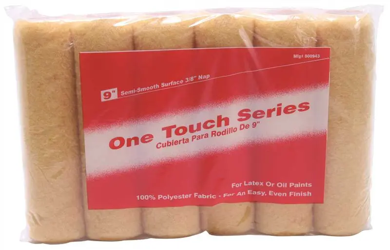 Roller Cover Value Pack – 3/8" Nap, 9" Width, 6-Piece Set 1