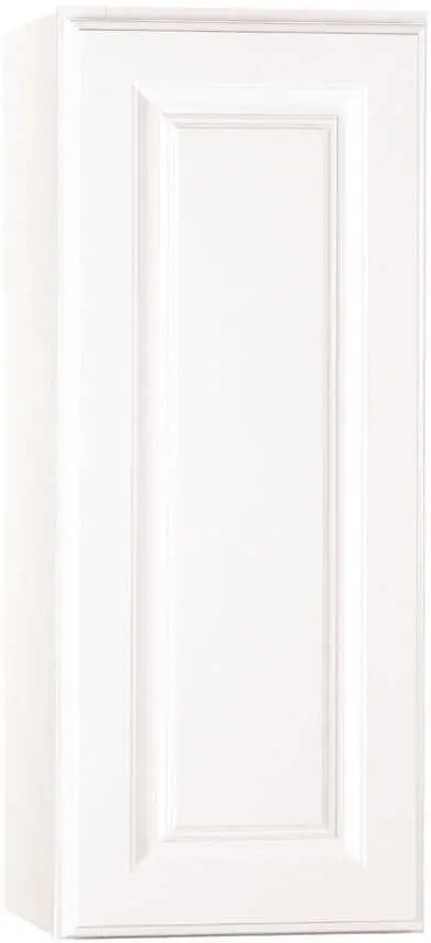 Rsi 12-Inch White Raised-Panel Fully Assembled Kitchen Wall Cabinet 1