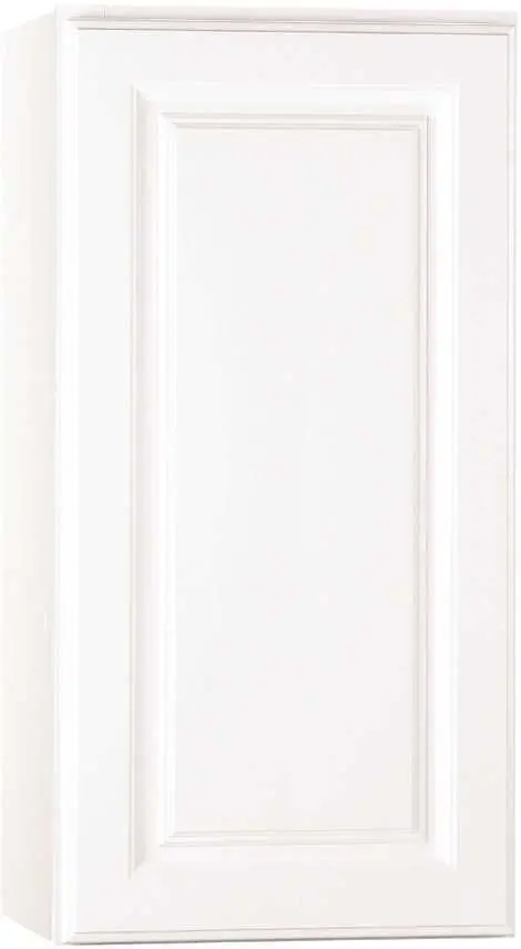 Rsi 15-Inch White Raised-Panel Fully Assembled Kitchen Wall Cabinet 1